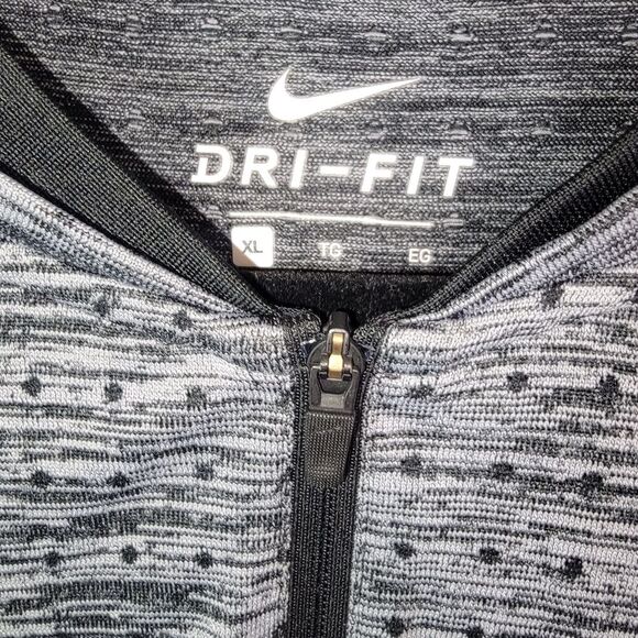 Nike Men's Dri-FIT Gray Half Zip Golf Pullover Top Size XL - Picture 5 of 8